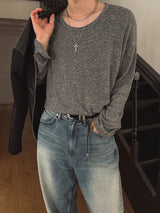 ディープフローUネック長袖Tシャツ