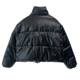 Snap button turtle leather short padding (4 colors)