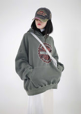 (UNISEX)チルブロックオーバーサイズパーカー(2colors)
