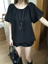 Gureum puff blouse