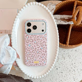 Leopard Star Glossy iPhone Case