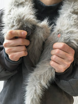 Kotor Raccoon Fur Quilted Mustang 3C