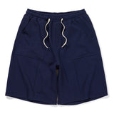 front seam fatigue short pants navy