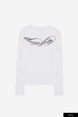 サティスファイレタリンググラフィックTシャツ
