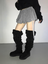 cable wool pumkin shorts(3 color) 