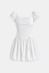 Aveline Ruched Bubble Dress