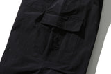 Big Pocket Nylon Bermuda Pants (Black)