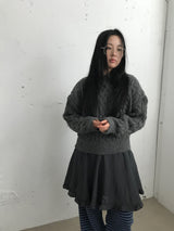 Twist Knit Top (3color)