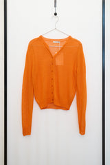 Color Light Cardigan (Orange)