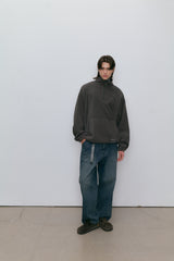 Fleece classic pullover (olive)