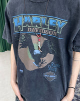 Dusk Eagle Washed Short Sleeve T-shirt