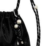 Rope Keyring Gym Sack [Black Beads]