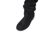 BELTED SUEDE LONG BOOTS