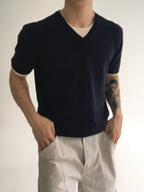 robe layered v neck(3colors)