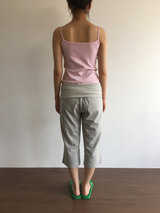 Over-banded Capri Pants (3color)