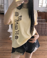 ベリルレタリングショートスリーブTシャツ
