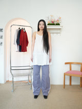 エアリードットドレス (WHITE)