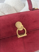 Suede Faux Leather Vintage Tote Cross Bag