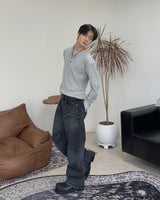 Colden fade washing denim pants