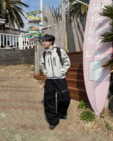 Zeka Zip Cargo Wide Pants