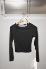 バックシースルーエンジェルロングスリーブTシャツ