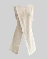 lessel nylon slit sleeveless
