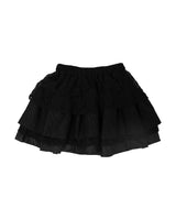 leo lace can-can skirt / black