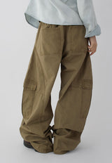 CURVE LINE CARGO PANTS