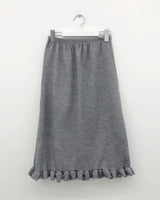 Bagel frill knit skirt (2color)