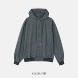 LMN Berlin Patchwork Hooded Zip-Up (6 colors)