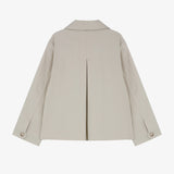 Short Trench Coat Beige