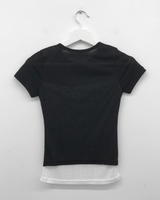 Tube layer Henley neck t-shirt (3color)