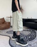 Elder Washed Cargo Bermuda Pants