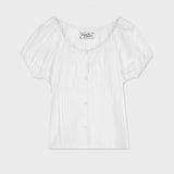 Sunday Puff Blouse (white)