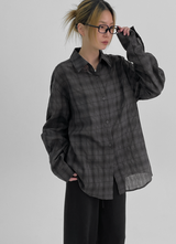 [MADE] Aire Loose Fit Check Shirt