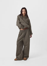 [B-BASIC] Heavy Sweat Wide Two-Way Pants