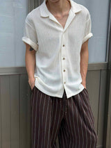 Summer crochet collar knit cardigan(3color)