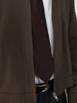 Solid Brown Tie
