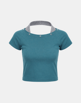 ネラホルターレイヤードTシャツ
