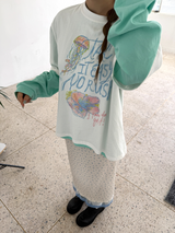 macaron long sleeveless T