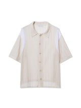 ASCLO Varsity Lace Short Sleeve Cardigan (3color)