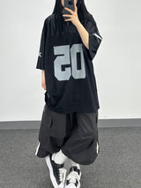 burger track cotton shorts
