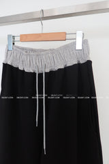 Barney lettering wide pants