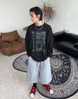 Reton graphic knit long sleeve