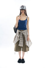 Zelia henley ribbed top