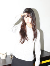 PIN DOT SHIRT (GREY)