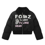 Berlin Graphic Short Puffer Jacket