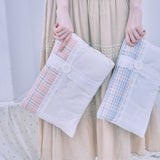 Lace Patch notebook pouch_pink