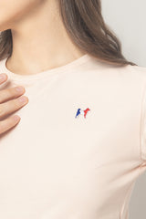 MON AKITA - Flo Women T-shirt Light Pink
