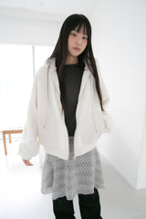 waffle pocket dumble hood jumper(2colors)